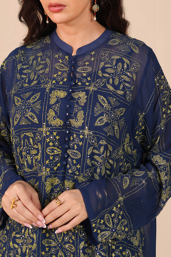 Boho Beet Embroidered Set