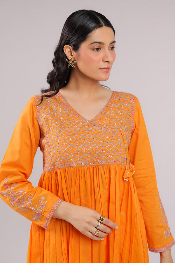 Multani Blue Hues Angrakha