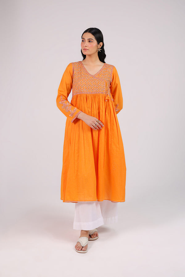 Multani Blue Hues Angrakha