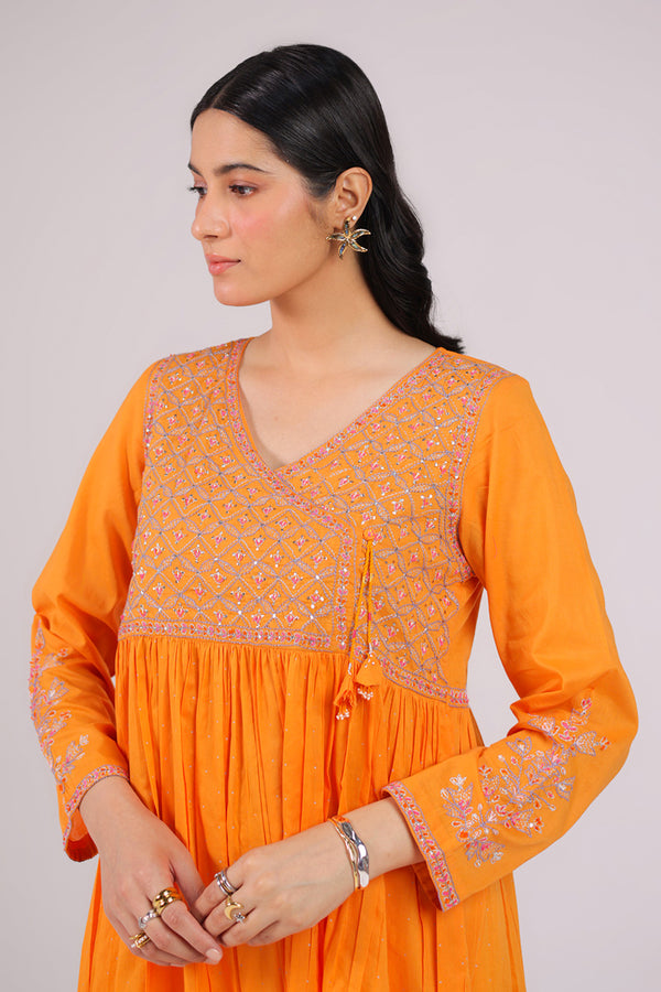 Multani Blue Hues Angrakha