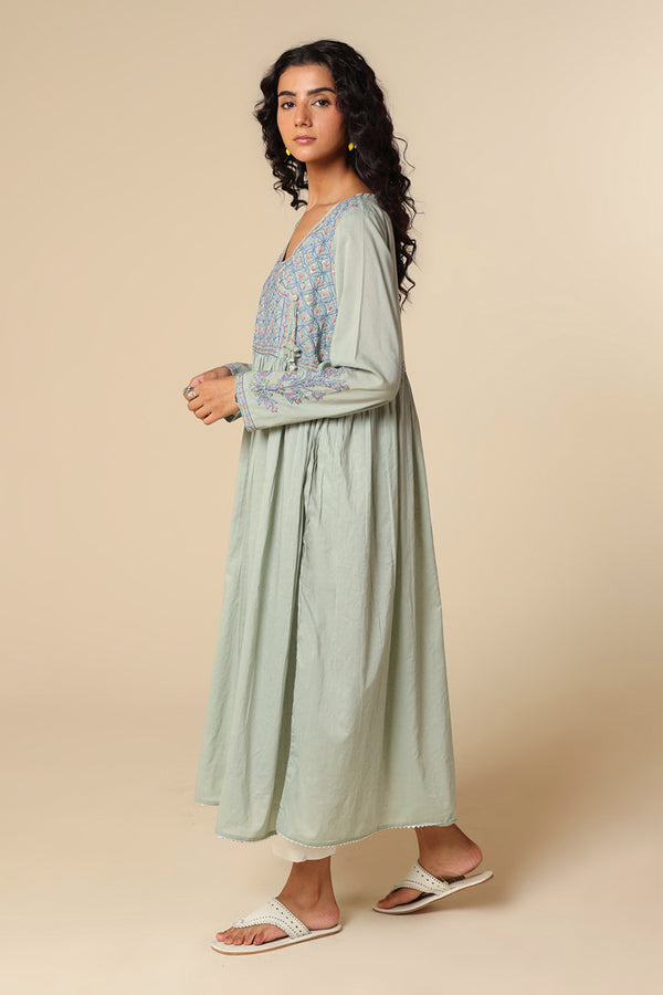 Multani Blue Hues Angrakha