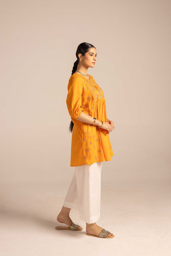 Pure Multani Blue Hues Kurta