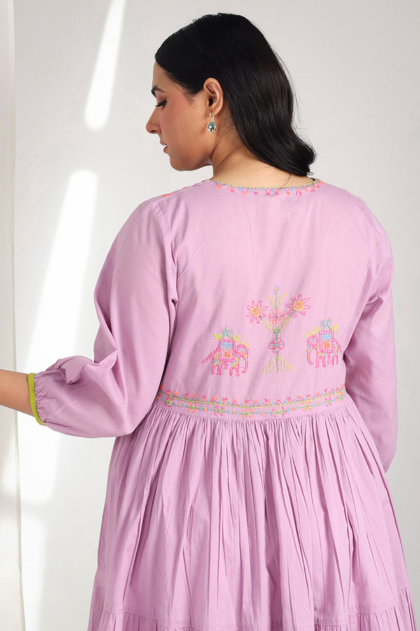 Kasuti Mashup Tiered Frock