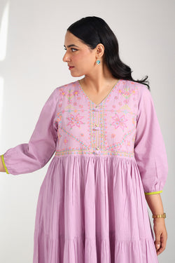 Kasuti Mashup Tiered Frock