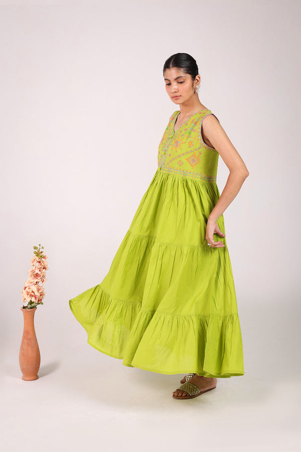 Kasuti Mashup Raqs Frock