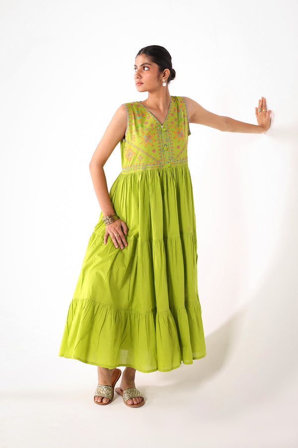 Kasuti Mashup Raqs Frock