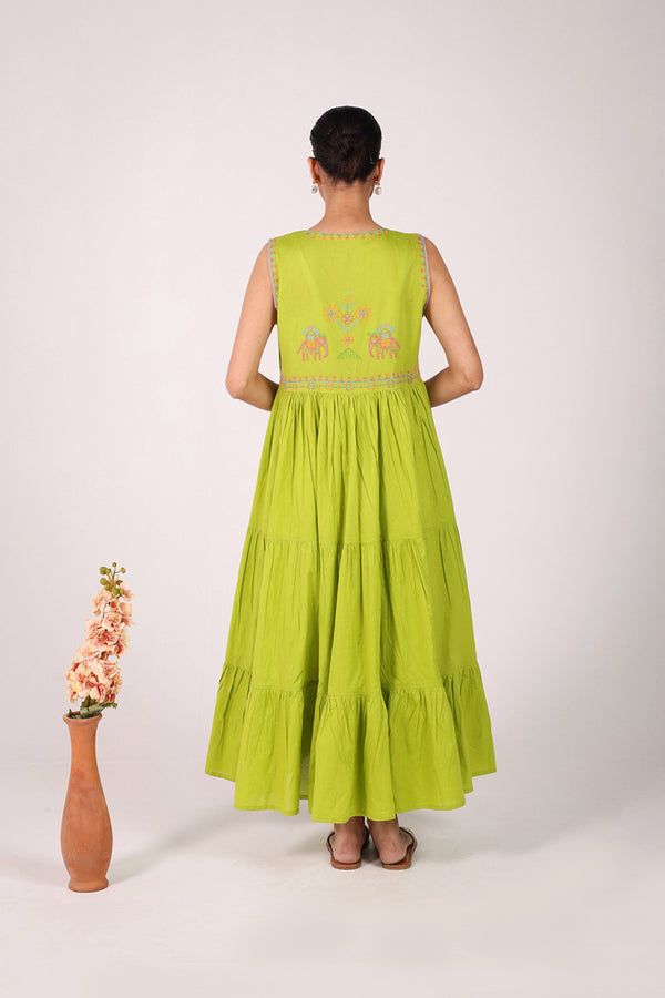 Kasuti Mashup Raqs Frock