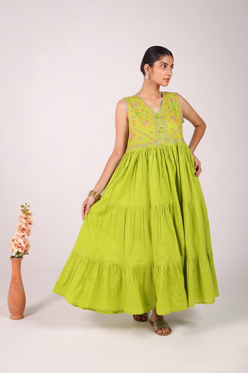 Kasuti Mashup Raqs Frock