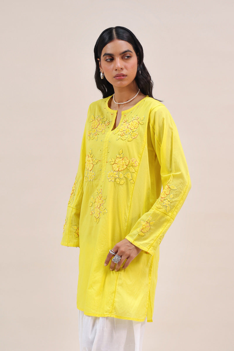 Hand Crafted Flower Market Shirt