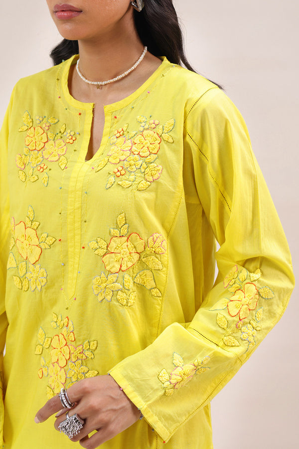 Hand Crafted Flower Market Shirt