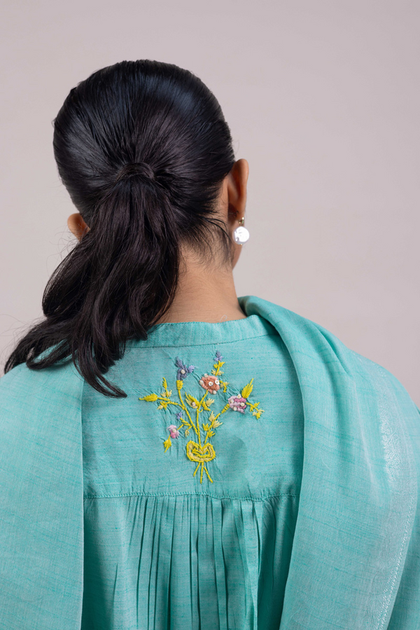 Hand-Embroidered Vintage Flea 3-Piece Set