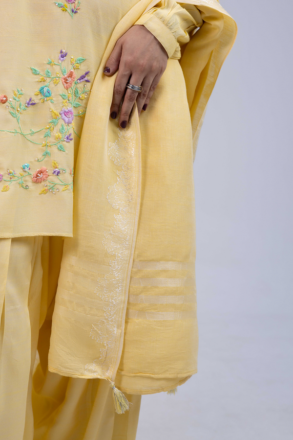 Hand-Embroidered Vintage Flea 3-Piece Set