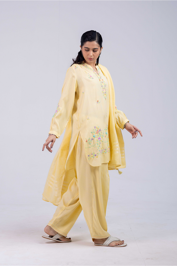 Hand-Embroidered Vintage Flea 3-Piece Set