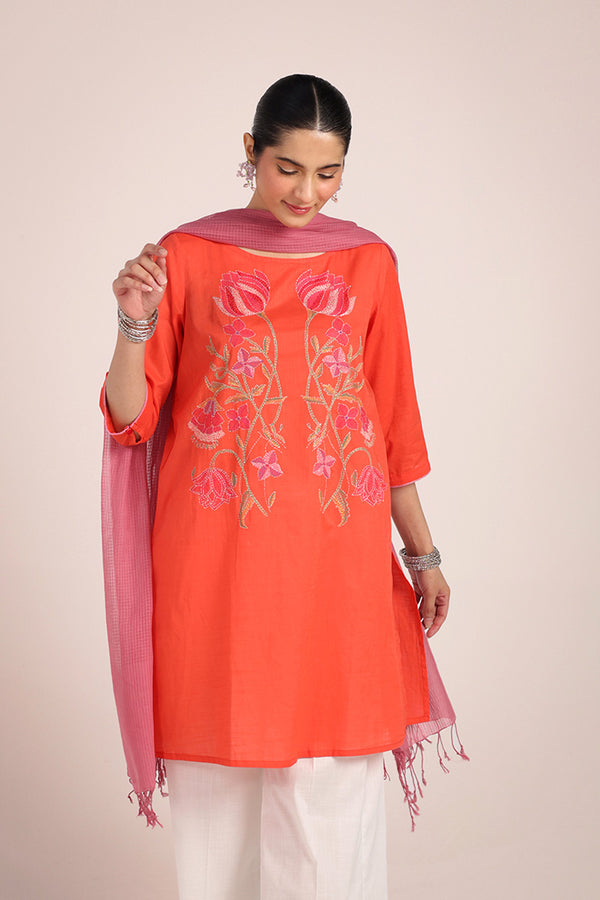 Artisanal Feminine Zaib Kurta