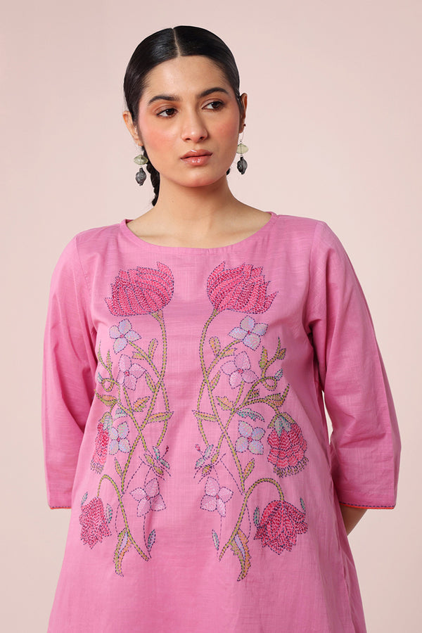 Artisanal Feminine Zaib Kurta