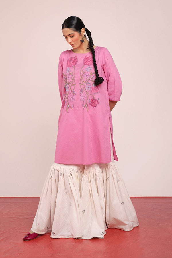 Artisanal Feminine Zaib Kurta