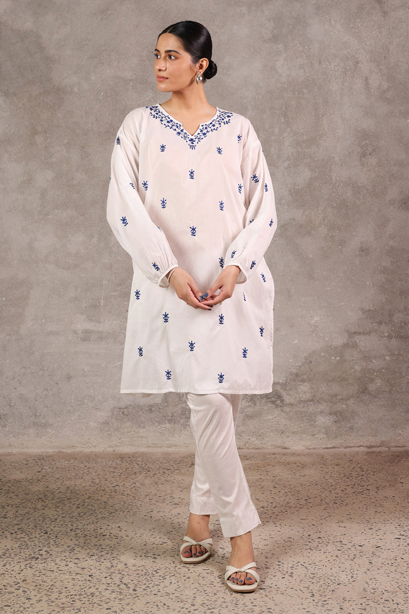 N K R Hand-Embroidered Shirt