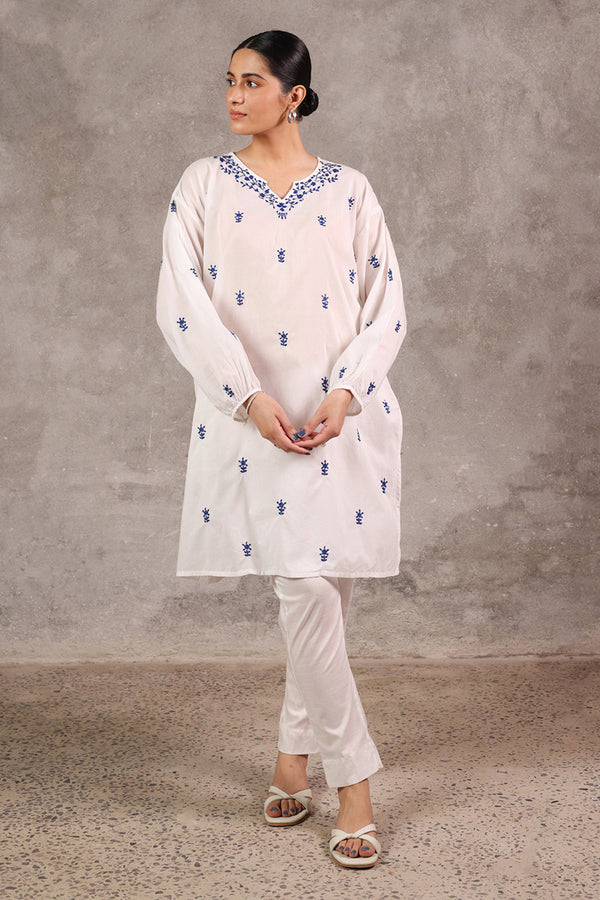 N K R Hand-Embroidered Shirt