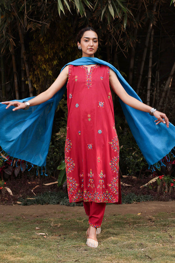 Hand Embroidered Patti Set