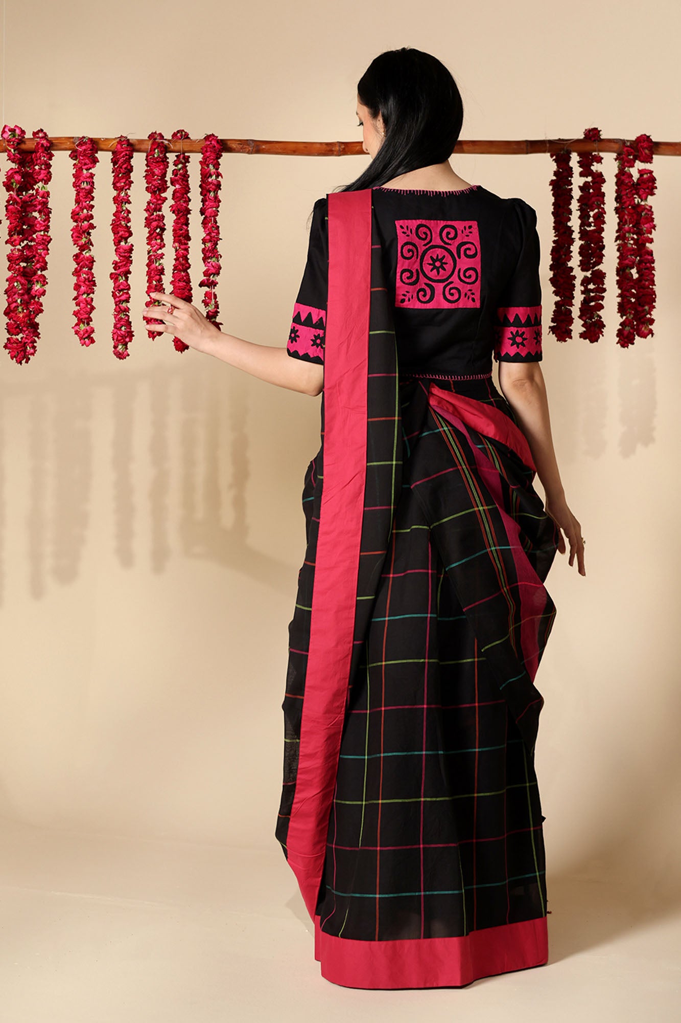 Rangrez Appliqué Saree