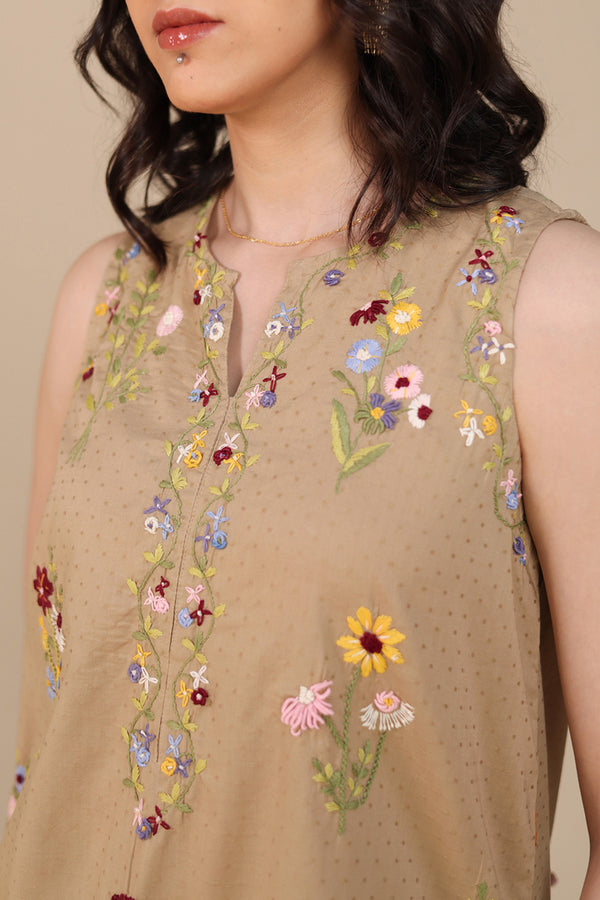 Floral Crush Hand-Embroidered Set