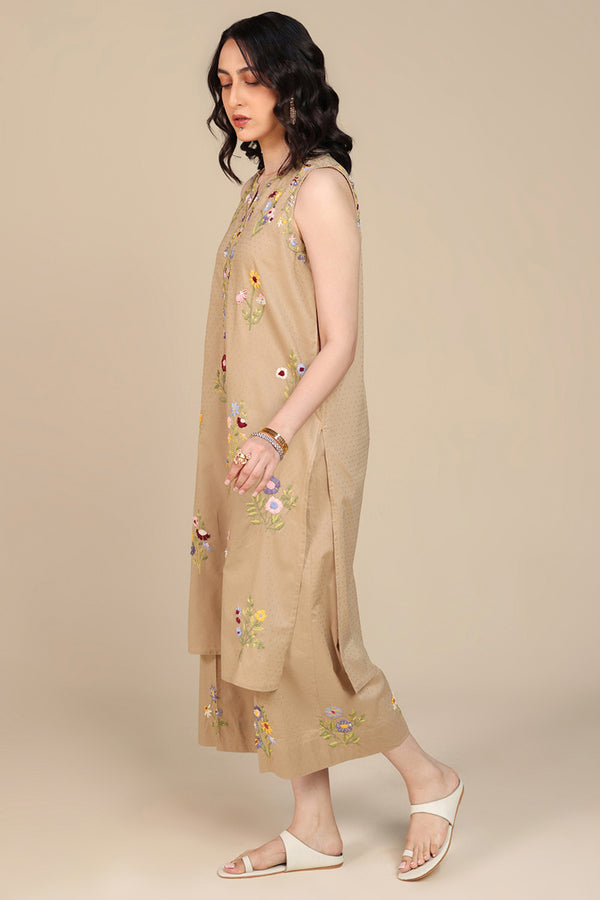 Floral Crush Hand-Embroidered Set