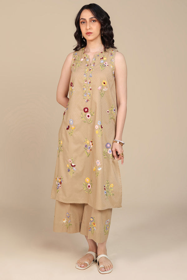 Floral Crush Hand-Embroidered Set