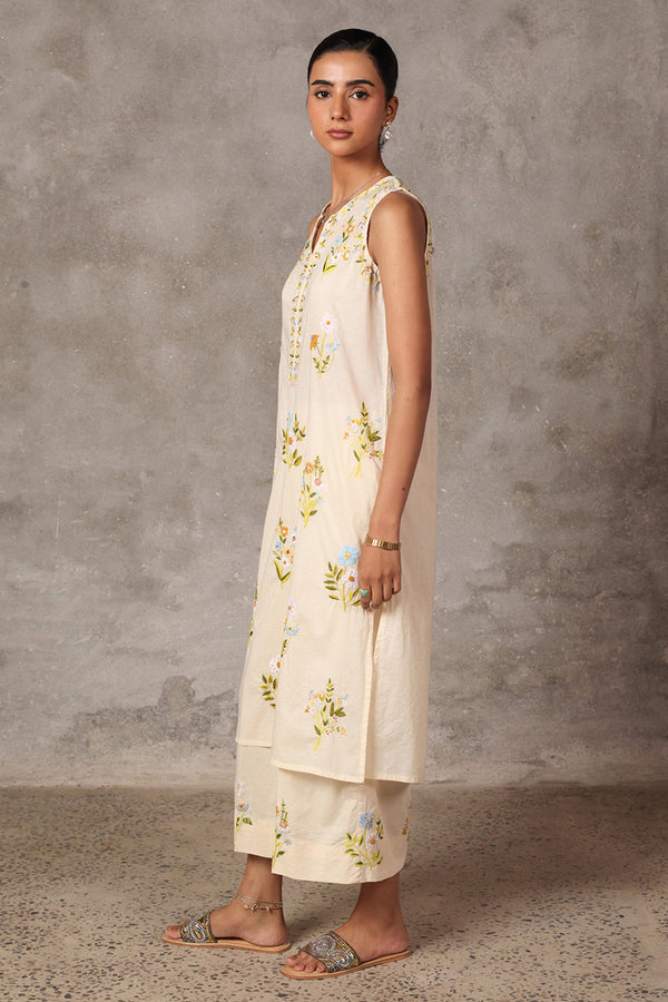 Floral Crush Hand-Embroidered Set