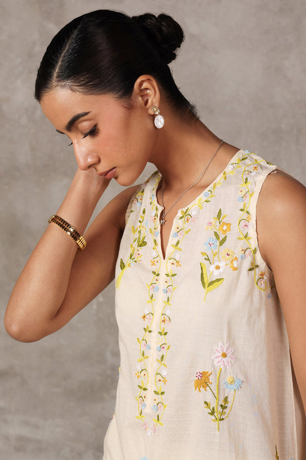 Floral Crush Hand-Embroidered Set