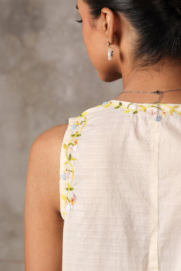 Floral Crush Hand-Embroidered Set