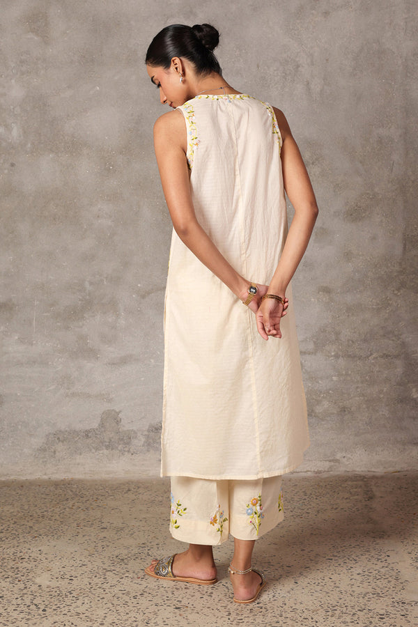 Floral Crush Hand-Embroidered Set