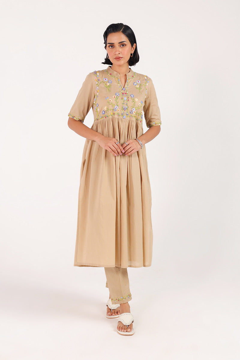 Floral Crush Hand-Embroidered Set