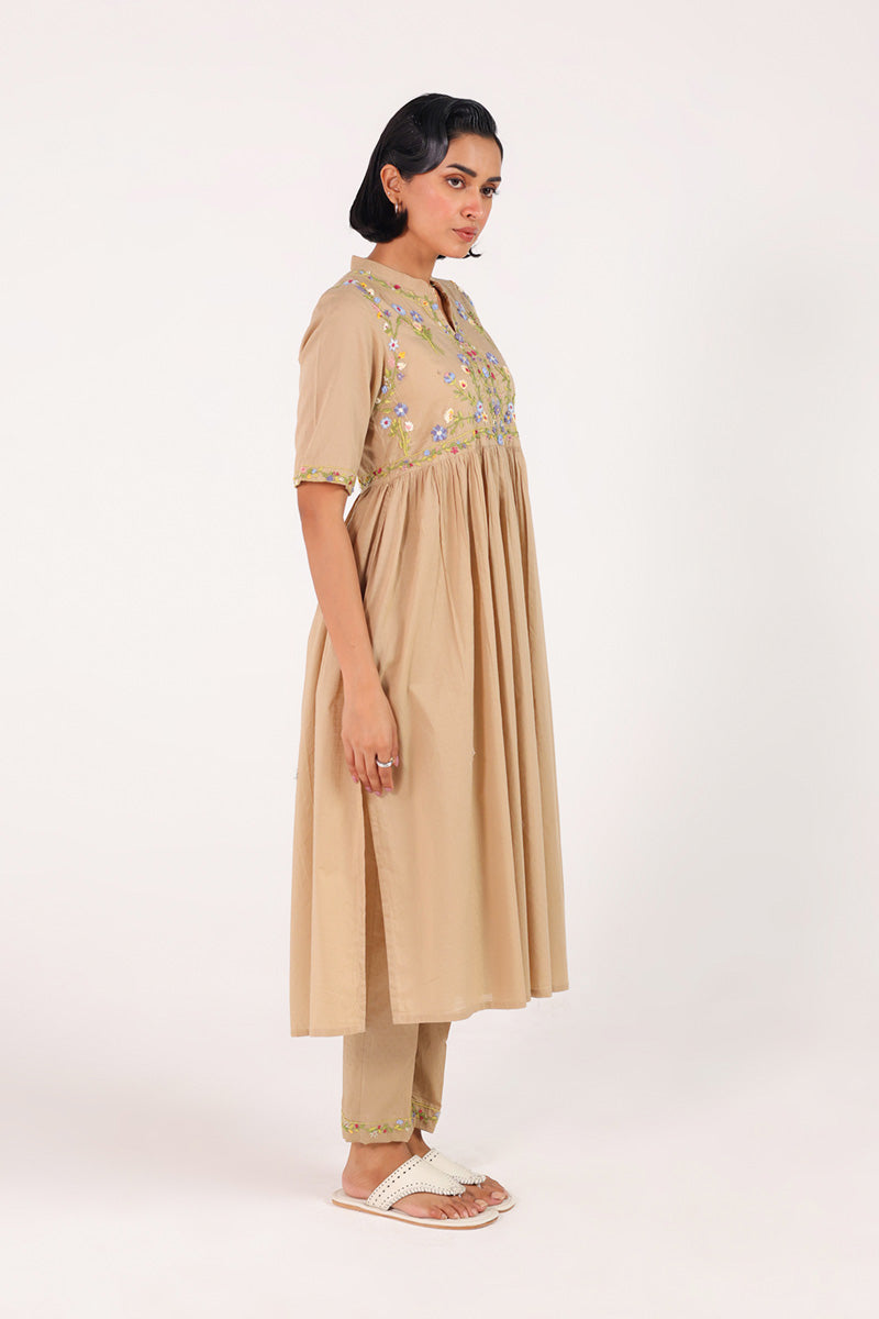 Floral Crush Hand-Embroidered Set