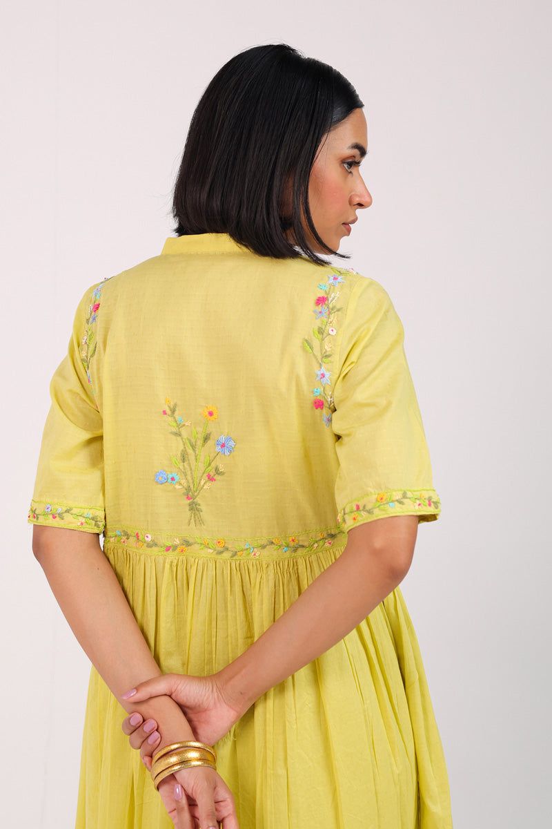 Floral Crush Hand-Embroidered Set