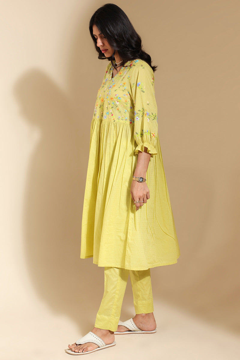 Floral Crush Flared Set