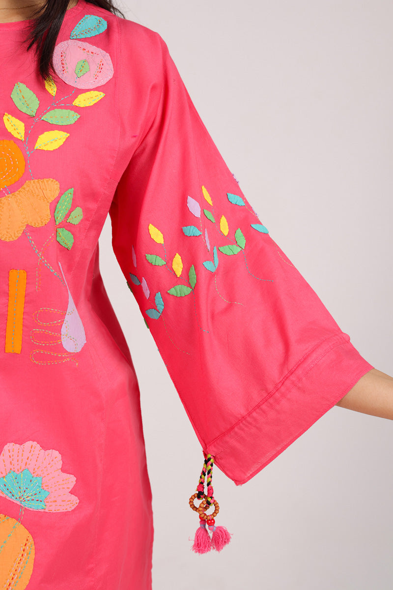 Stitched Symphony Appliqued Shirt