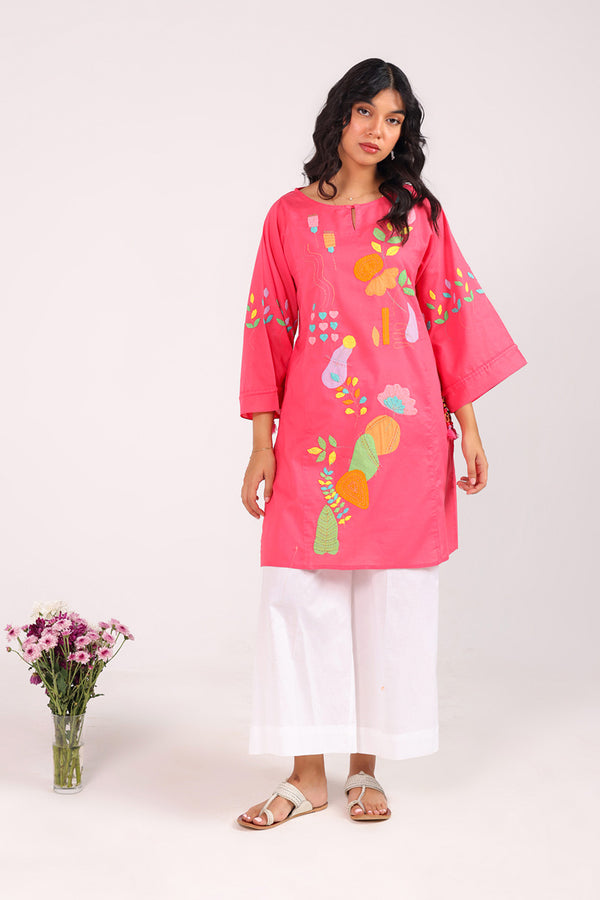 Stitched Symphony Appliqued Shirt