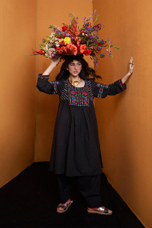 Sheesh Rang Tukri Set