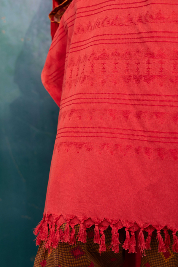 Whisper Yarn-Dye Shawl