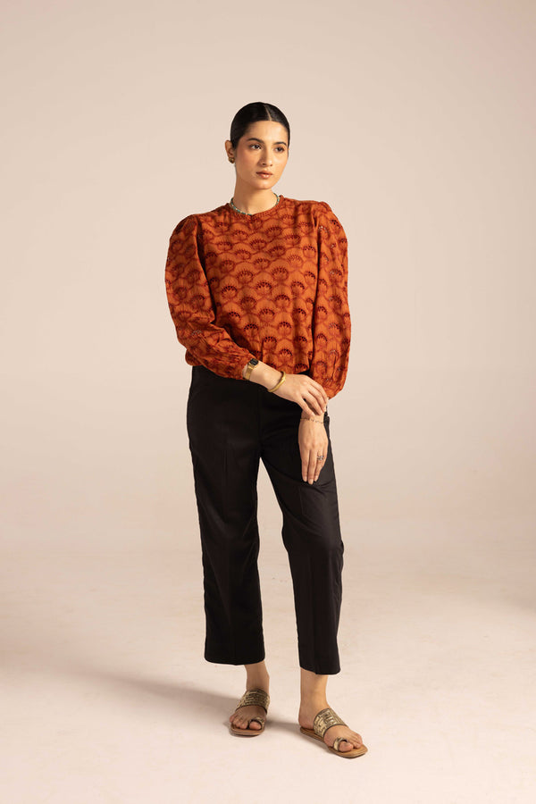 Spring Fling Schiffli Edit Top