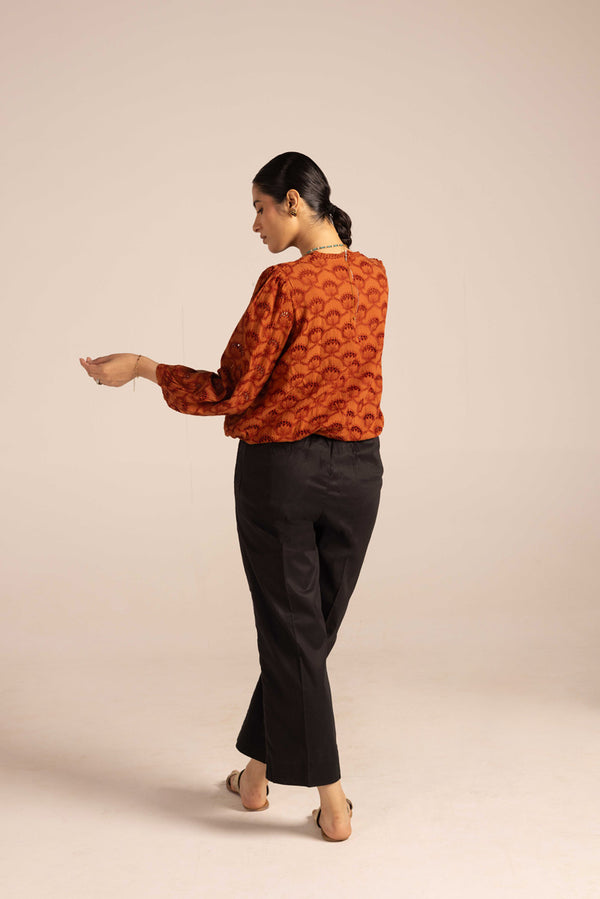 Spring Fling Schiffli Edit Top