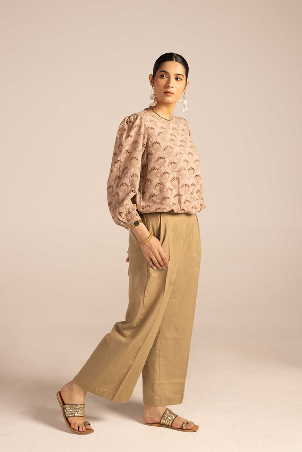 Spring Fling Schiffli Edit Top