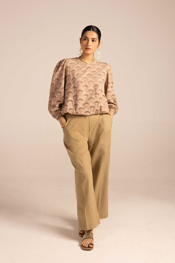 Spring Fling Schiffli Edit Top