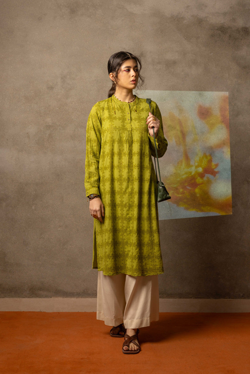 Spring Fling Ajouré Kurta