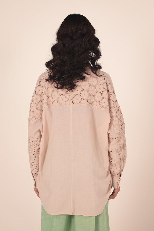 Spring Fling lacy Cutwork Top