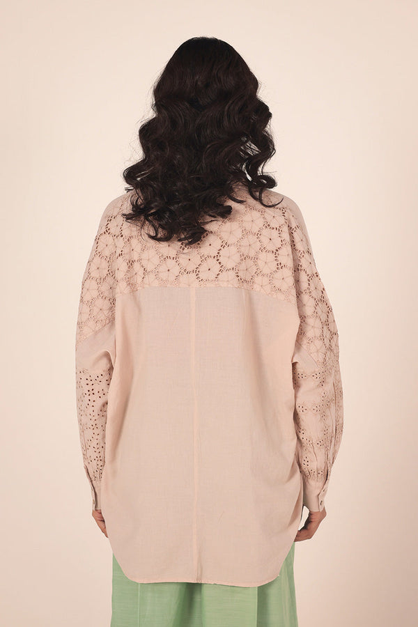 Spring Fling lacy Cutwork Top