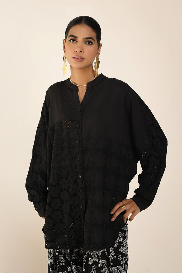 Spring Fling lacy Cutwork Top