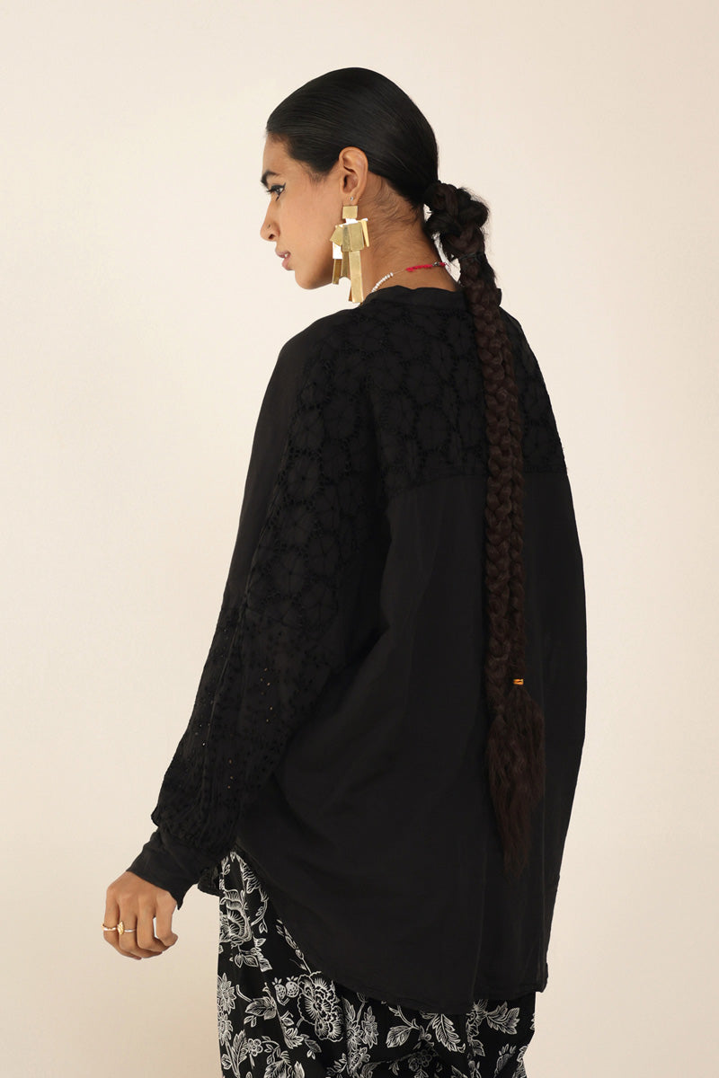 Spring Fling lacy Cutwork Top