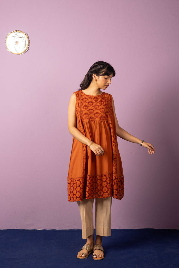 Spring Fling Schiffli Frock