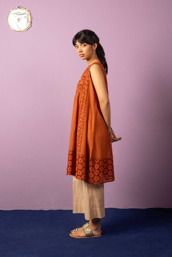 Spring Fling Schiffli Frock